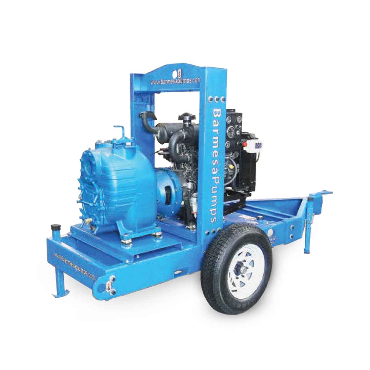 Barmesa SH4-4TNV88C Self-Priming Centrifugal Trash Pump 45.6 HP