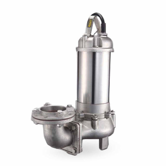 Barmesa 3BSV-504DS Submersible Stainless Vortex Sewage Pump 5.0 HP 460V 3PH 33' Cord Manual