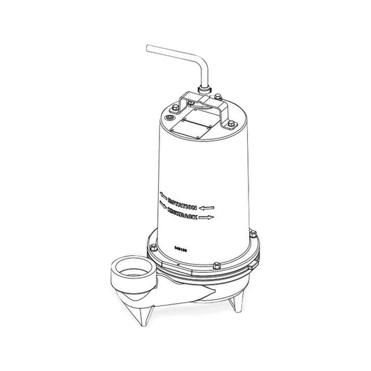 Barnes 3SE3032L Submersible Sewage Ejector Pump 3.0 HP 230V 3PH 30' Cord Manual