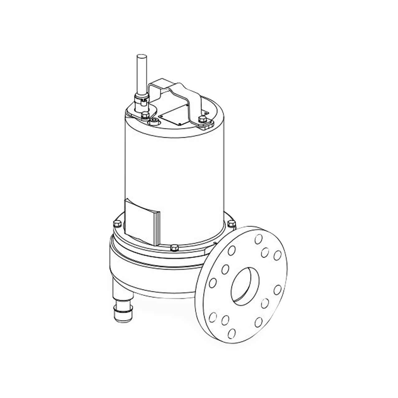 Barnes 4SE924L Submersible Solids Handling Pump 0.9 HP 230V 1PH 30' Cord Manual