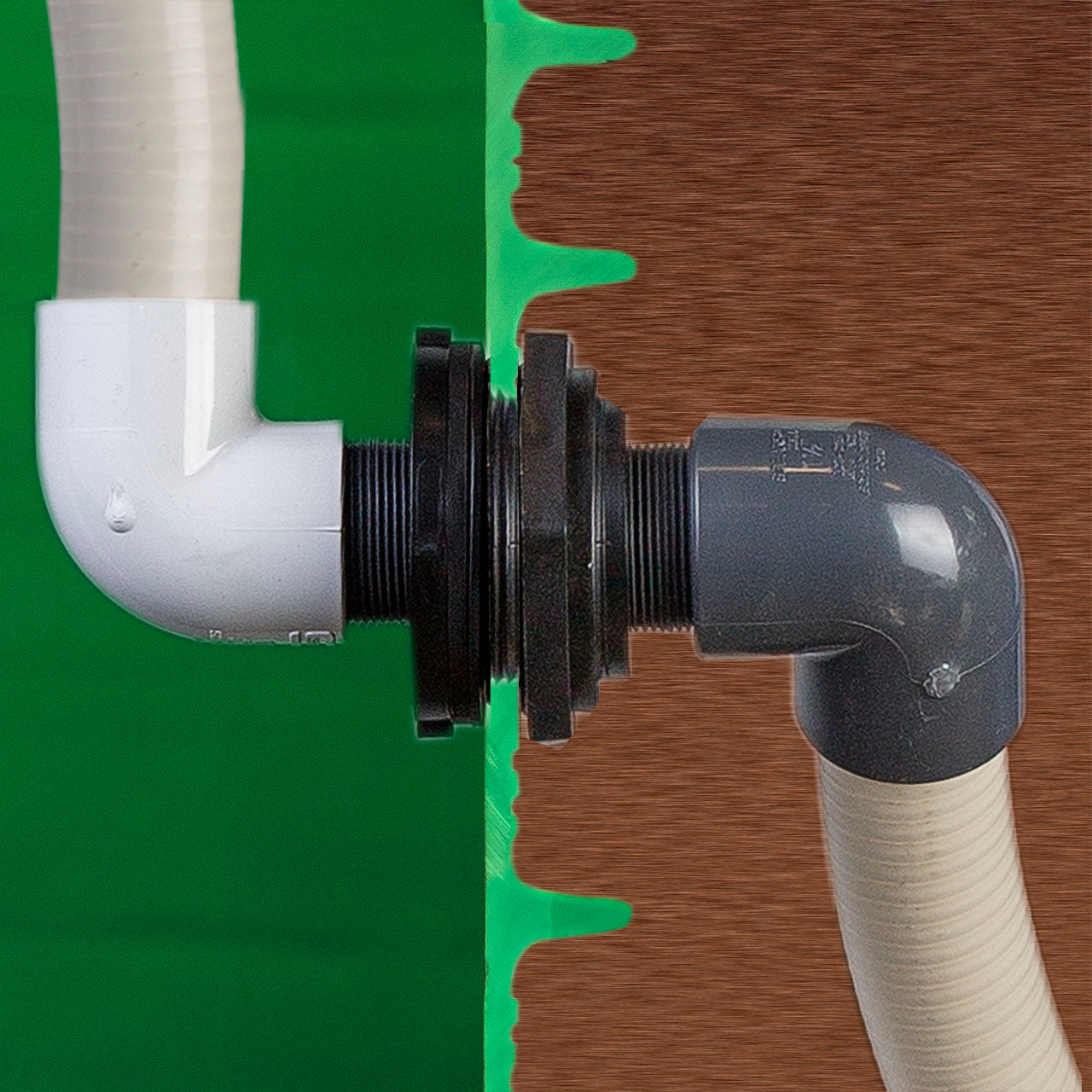 Norwesco 60427 1" Bulkhead Fitting and Gasket