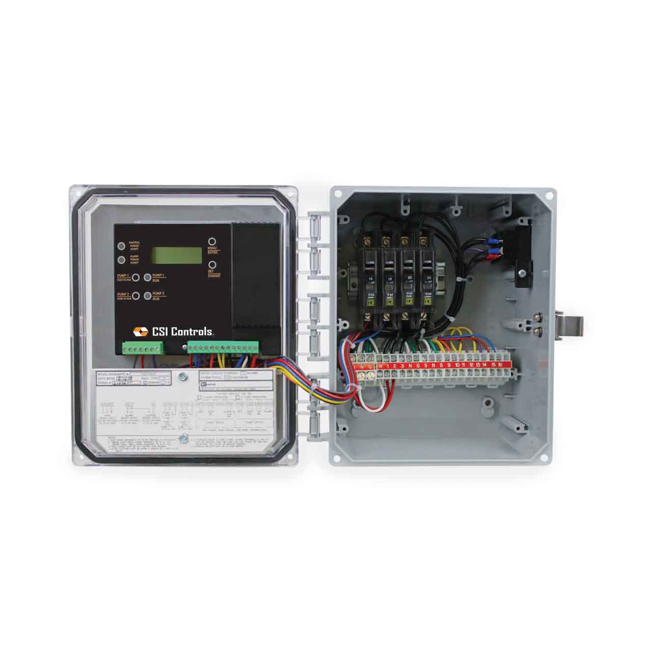 CSI Controls PZDF115 Power Zone Single Phase Duplex Control Panel