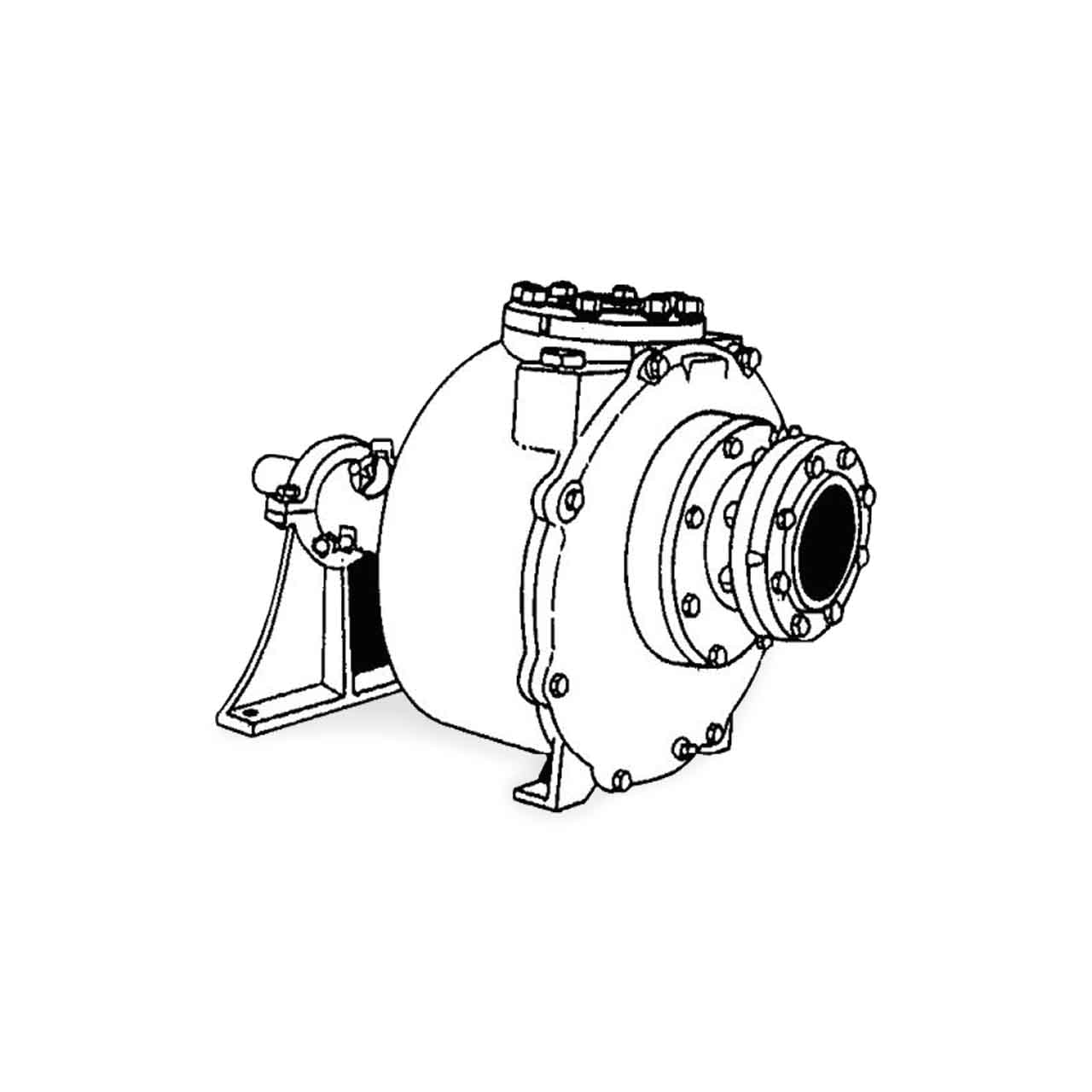 Crown B60-12X Self-Priming Universal/Electric Driven Pump End