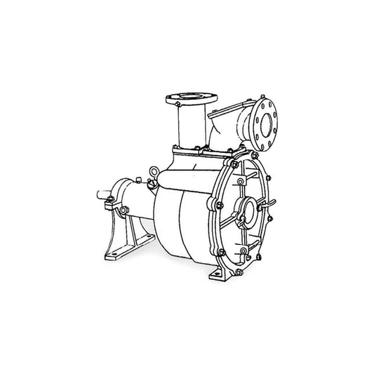 Crown PO4LA-8D Self-Priming Solids Handling Pump