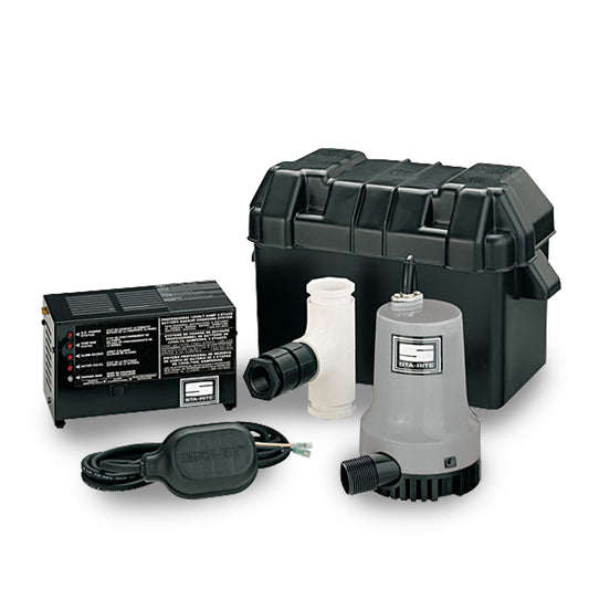 Sta-Rite DB20018T Battery Backup Sump Pump 47 GPM 115/12V 8' Cord