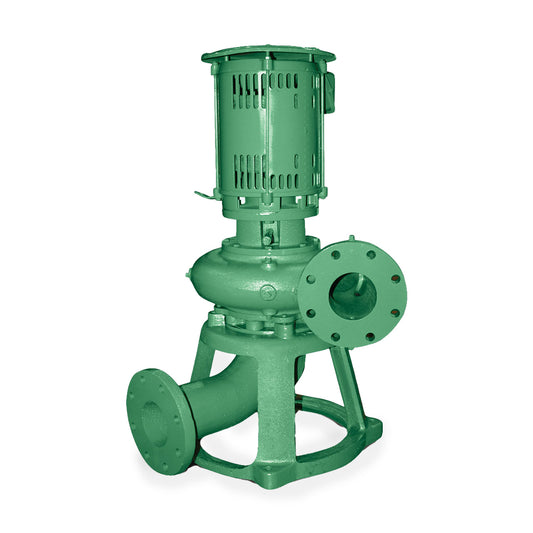 Deming 4x4x9-1/2x3 Dry Pit Solids Handling Vertical Mounted Sewage Pump 15 HP 3PH