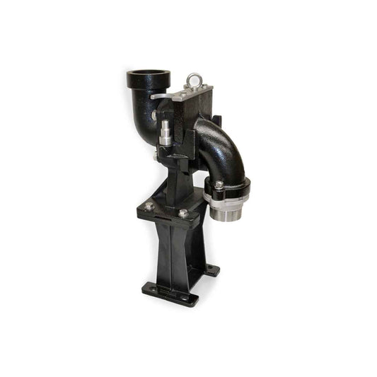 Flo Pro FPBEA300VX Non-Sparking Vertical Base Elbow Rail System w/ 3.00" NPT Threaded Discharge