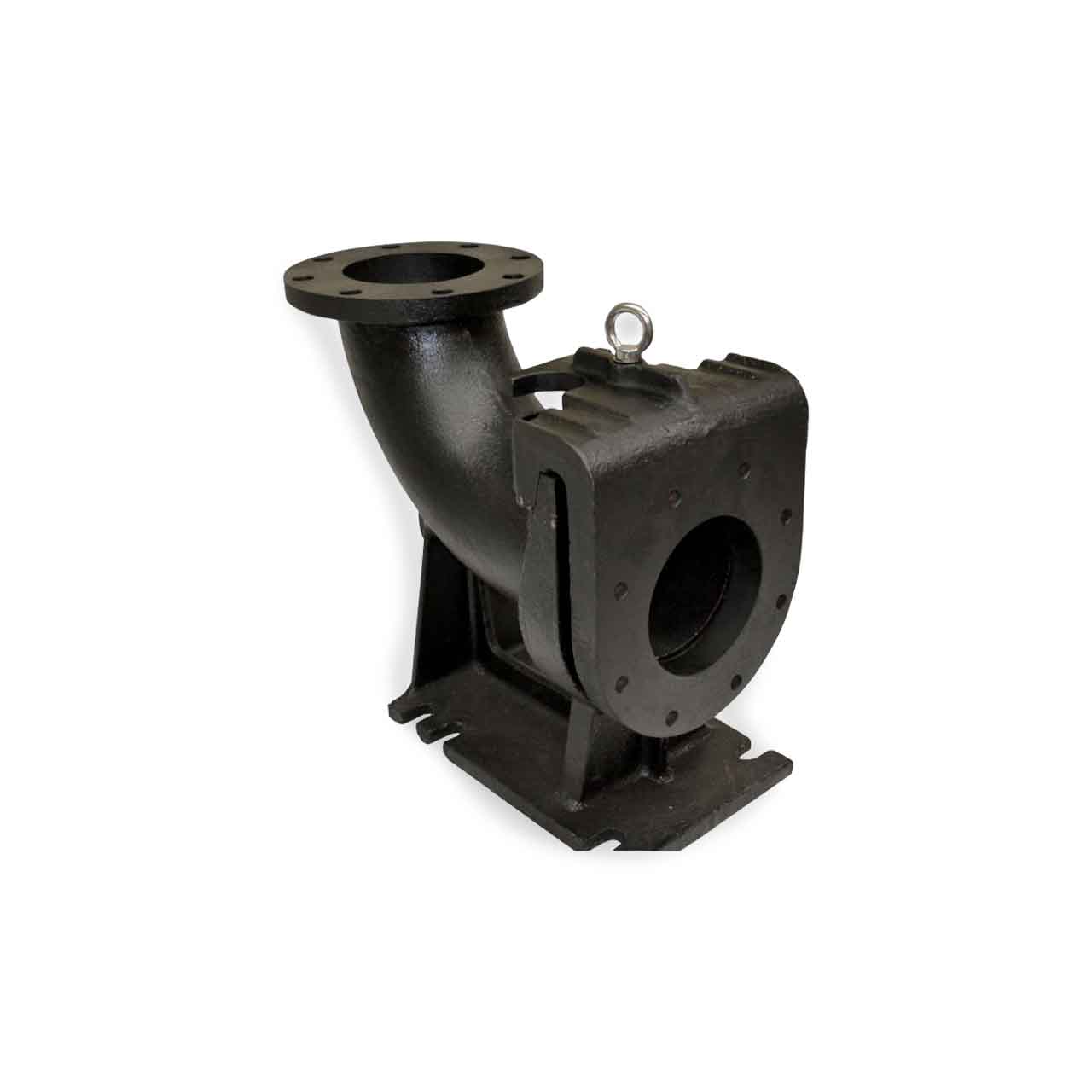 Flo Pro FPBEA600X Non-Sparking Standard Base Elbow Rail System 6.00"