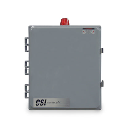 CSI Controls FD230CB-FC20-X Fusion Duplex Pump Panel 230V Floats Aux Alarm 12FLA