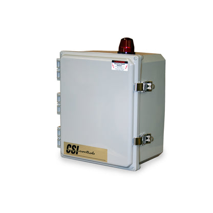 CSI Controls FS230CB-FC20-X Fusion Simplex Pump Panel 230V Floats Aux Alarm 12FLA