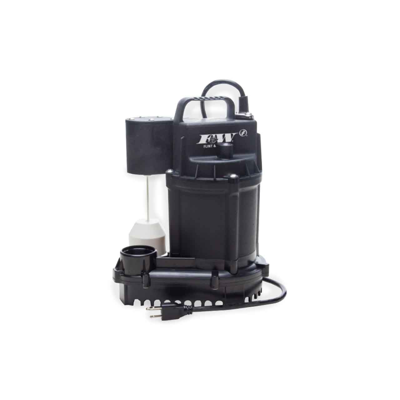 Flint & Walling 5SE Cast Iron Sump Pump 0.5 HP 115V 1PH  Automatic