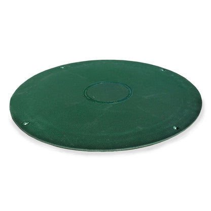 Orenco FLD24GVI2 24" Diameter Fiberglass Lid Green Vented 2" Insulation