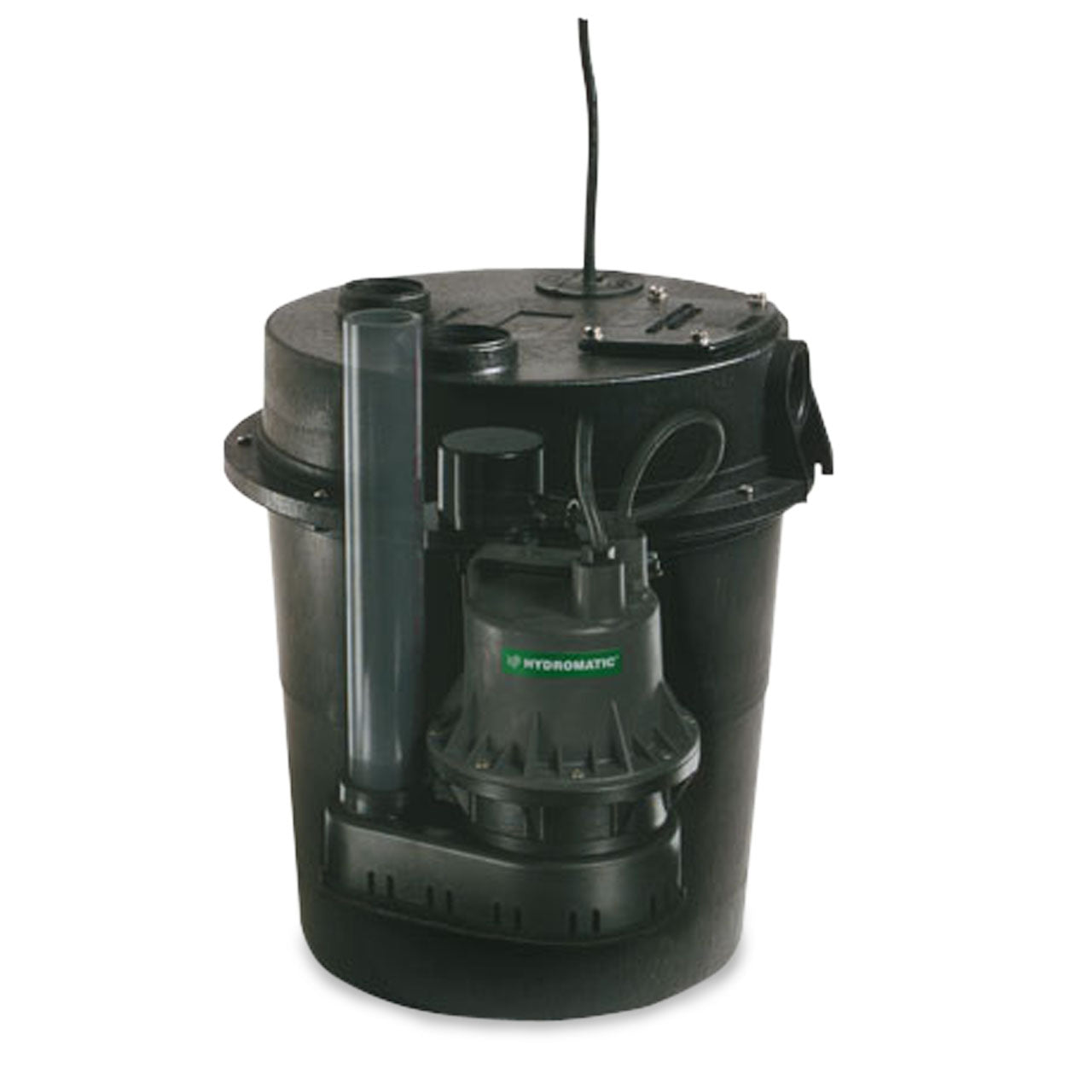 Hydromatic 118-5 Assembled Sump Pump Hide-Away Basin Package w/ BV-A1 Sump Pump
