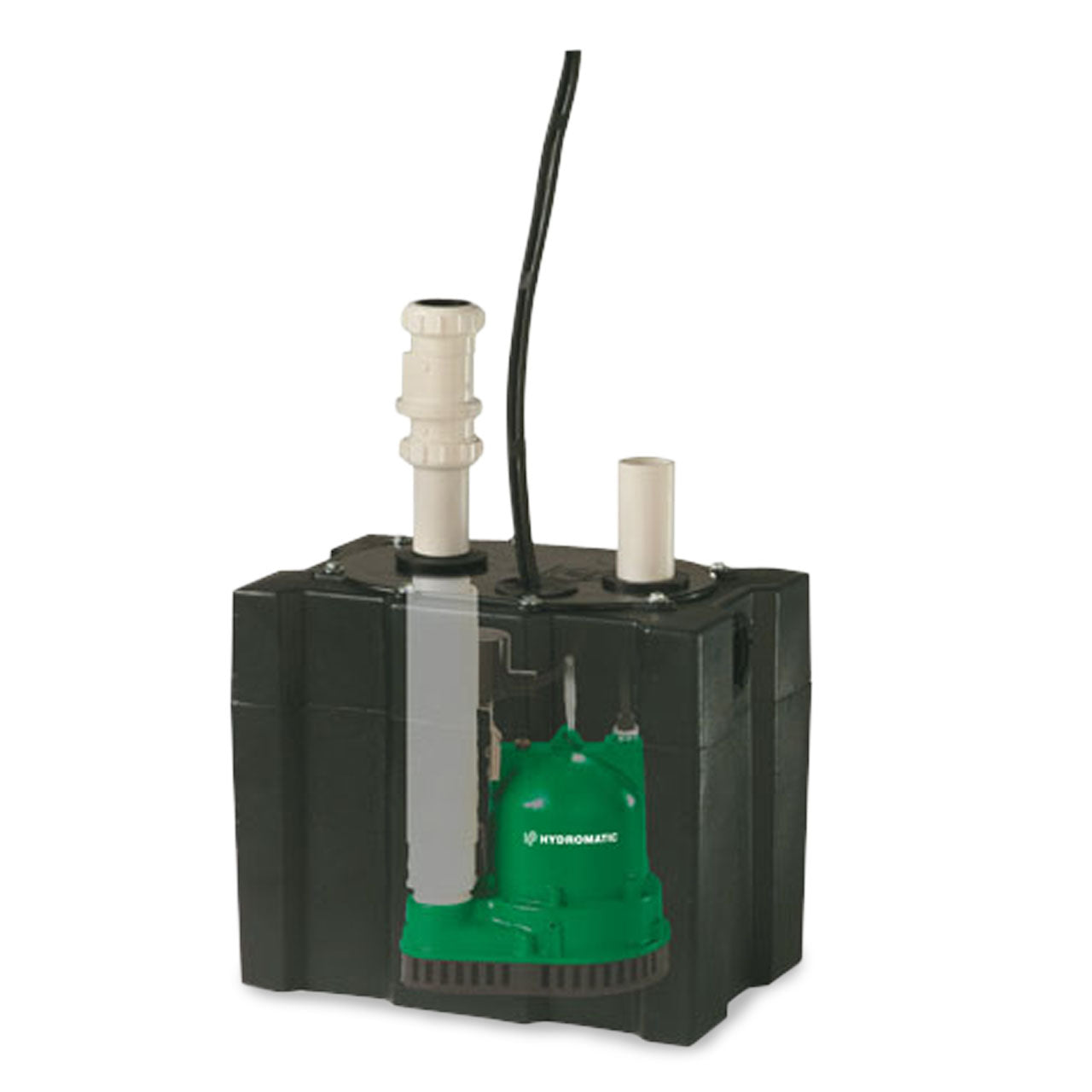 Hydromatic 118 Unassembled Sump Pump Hide-Away Basin Package w/ V-A1 Sump Pump