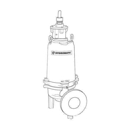 Hydromatic S4HRC1000M4-2 Submersible Solids Handling Pump 10 HP 460V 3PH Manual 35' Cord