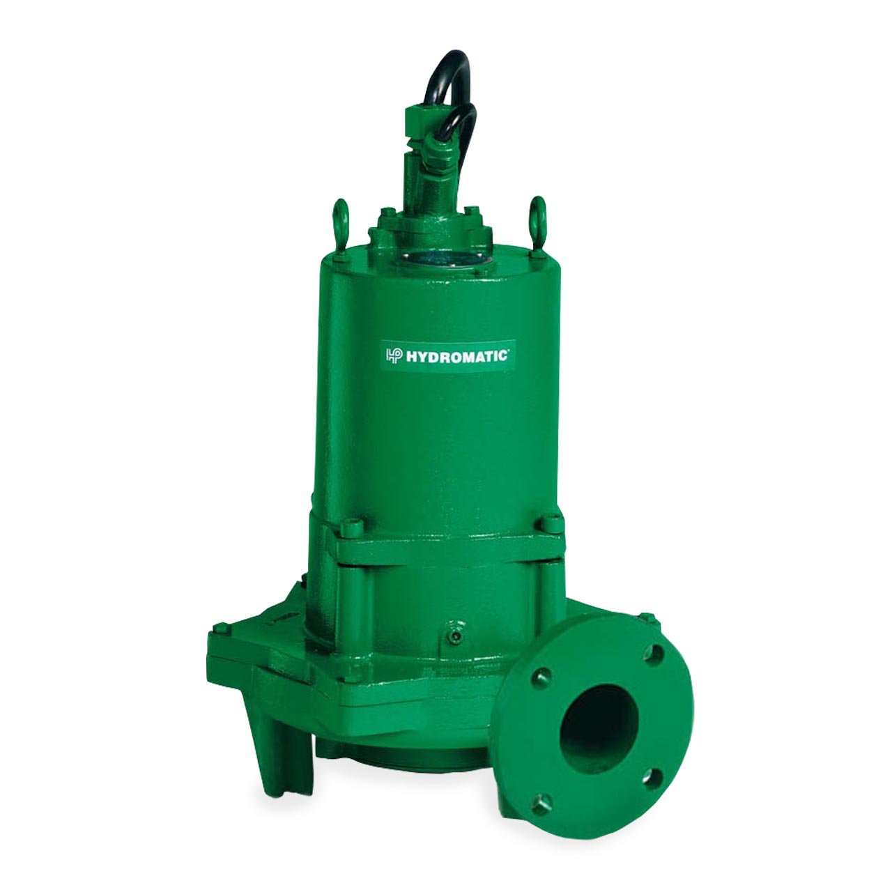 Hydromatic HPGFH500M6-4 Submersible Sewage Grinder Pump 5.0 HP 200V 3PH Manual 10.13" imp. 35' cord