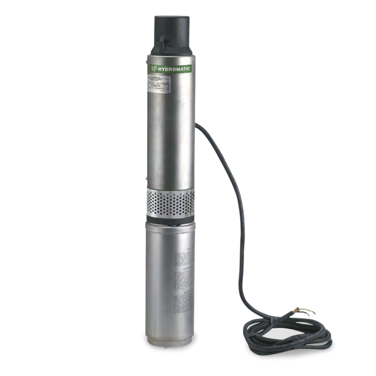 Hydromatic HE20-051-30 High Head Submersible Effluent Pump 0.5 HP 20 GPM 115V 1PH 30' Cord