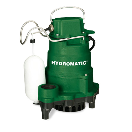 Hydromatic HP33 Automatic Submersible Sump Pump 0.33 HP 115V 1PH 10' Cord
