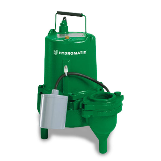Hydromatic SK50M1 Submersible Sewage Pump 0.5 HP 115V 1PH Manual 20' Cord