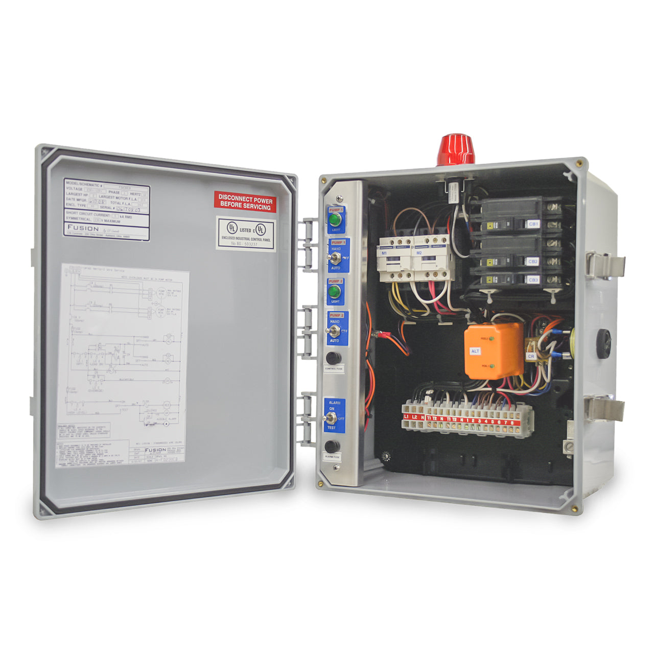 CSI Controls FD230-HD2 Fusion Duplex Pump Panel 230V 24FLA