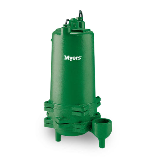 Myers ME50D-03 Effluent Pump 0.5 HP 200V 3 PH Dual Seal 20' Cord Manual