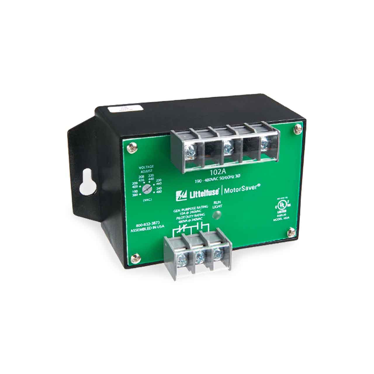 Littelfuse 102A Three-Phase Voltage Monitor Restart Delay