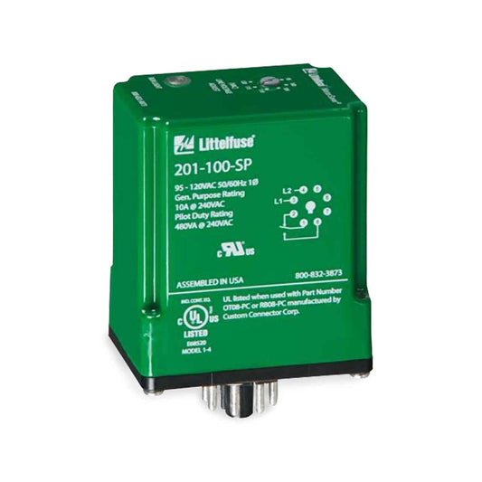 Littelfuse 201-200-SP-T-9 Single-Phase Plug-in Voltage Monitor 190-240V