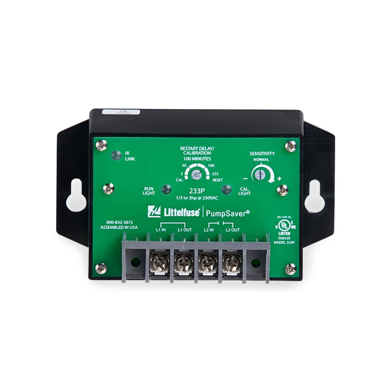 Littelfuse 233P PumpSaver Plus Single-Phase 230V 1/3 to 3.0 HP