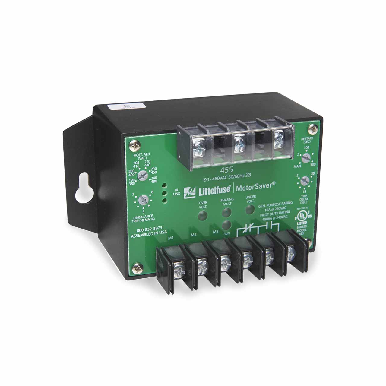 Littelfuse 455-575 Three-Phase Voltage/Phase Monitor