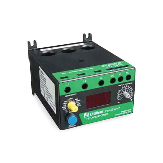 SymCom 777-AccuPower Pump Monitor Overload Relay 190-480V 3-Phase 2-800FLA output pwr.