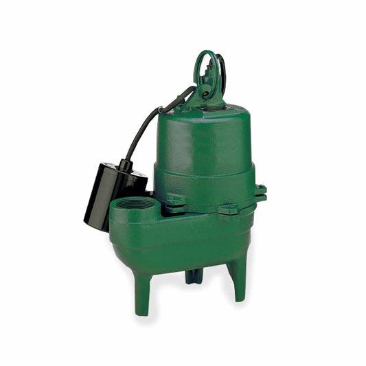 Myers MWS550120T Submersible Sewage Pump 0.5 HP 115V 1PH 20' Cord Automatic