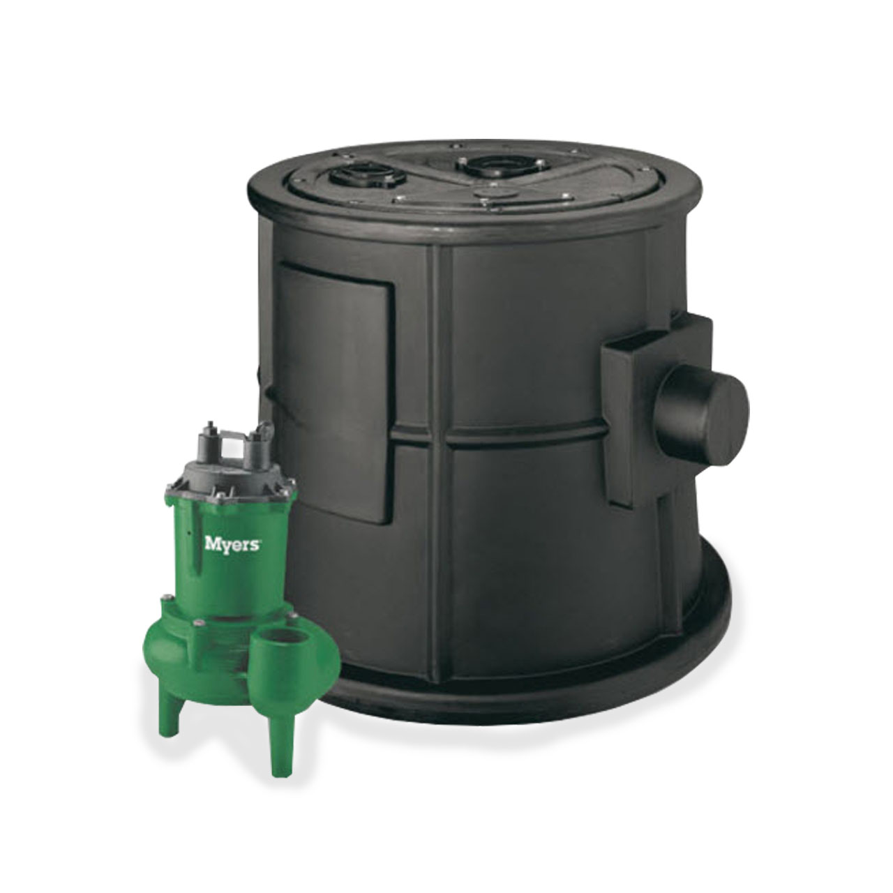 Myers MW-BP-SA1 Packaged Sewage System 0.5 HP 115V 20' Cord
