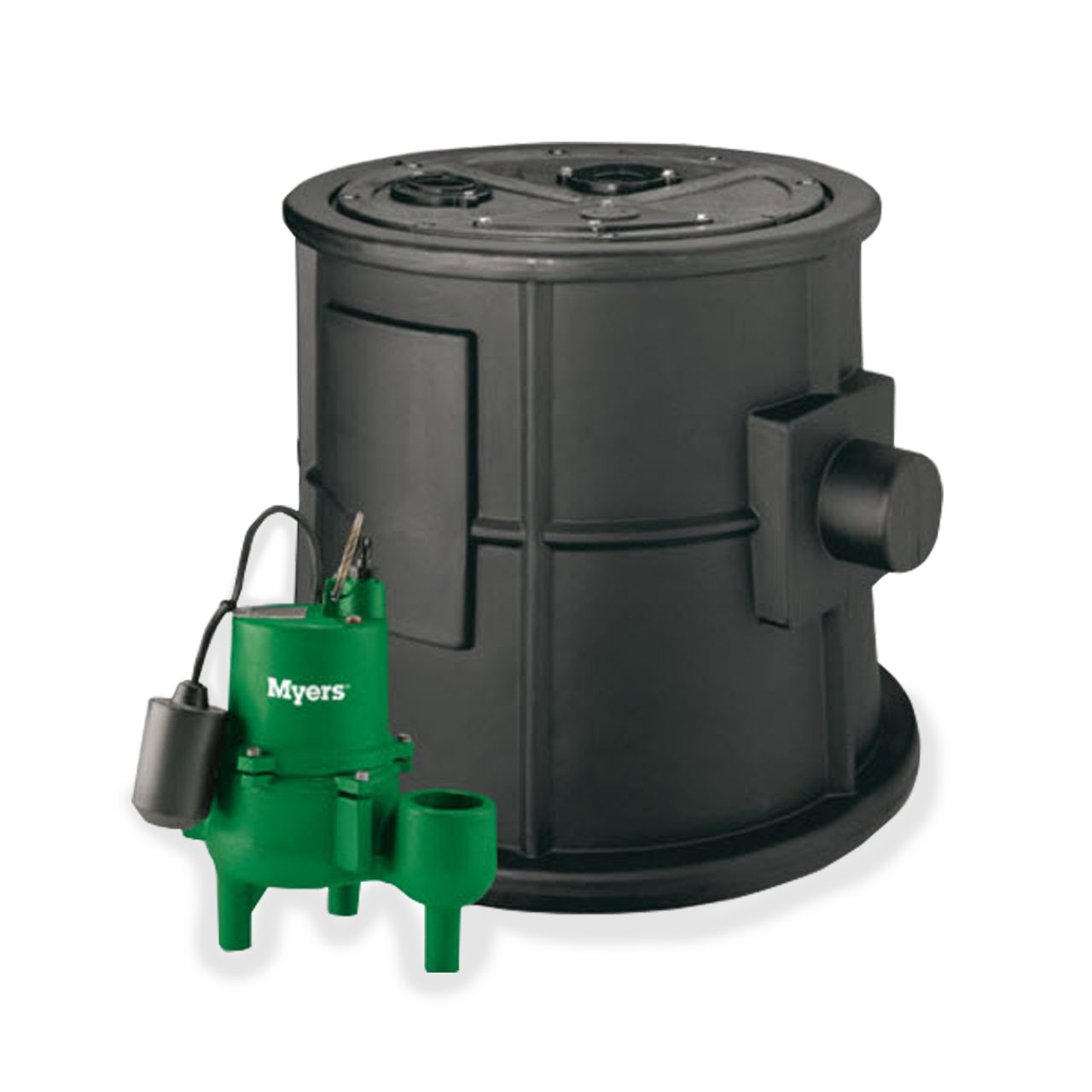 Myers SRM-BP-SA1 Packaged Sewage System 0.4 HP 115V 20' Cord