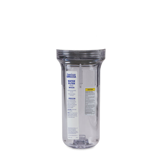 American Plumber Clear Filter Housing Sump for WVC34 & WC34-PR