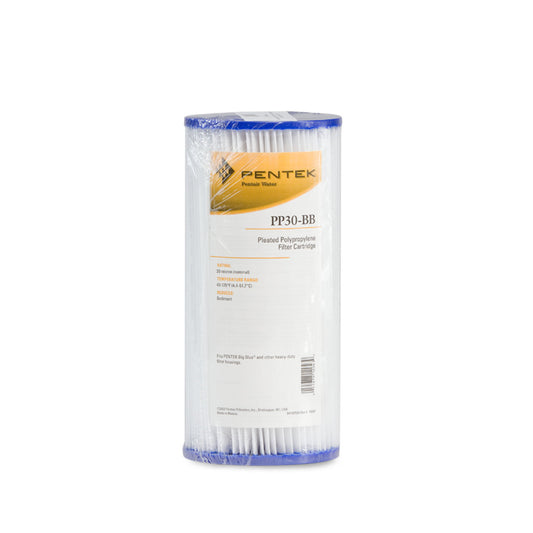 Pentek PP30-BB Pleated Poly Filter Cartridge 4.5" X 9.75" 30 Micron