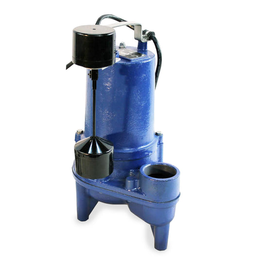 Power-Flo PFV512VF Sewage Pump 0.5 HP 115V 1PH 20' Cord Automatic