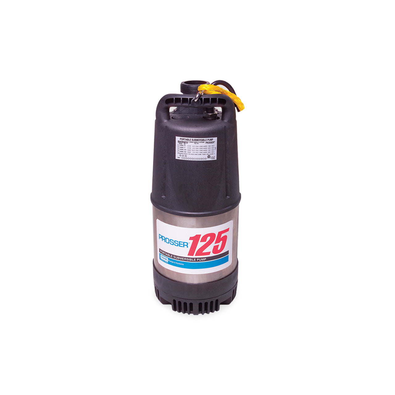 Prosser Series 125 Sump & Utility Pump 1.25 HP 240V 1PH 50' Cord