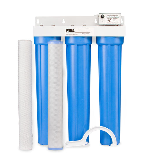 PURA UV 20 Series Model UV20-3 SD/CB 8 GPM Ultraviolet Water Treatment System, 120V