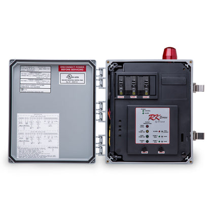 CSI Controls RKDF230ACB-GR-X-DC RK Duplex Pump Panel 230V  Gray Aux Alarm RO Digital Display