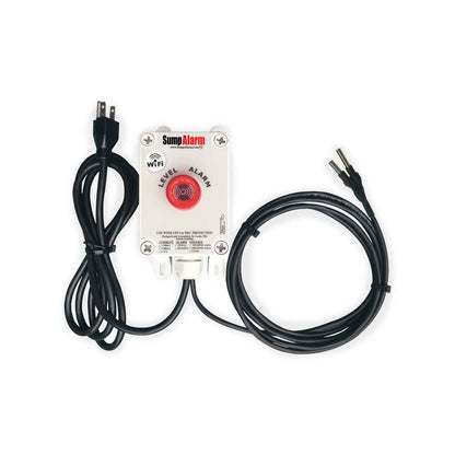 Sump Alarm SA-120V-1L-100C-WIFI-LL Wireless (WiFi) Low Level Tank Alarm 120V 100ft Conductivity Sensor