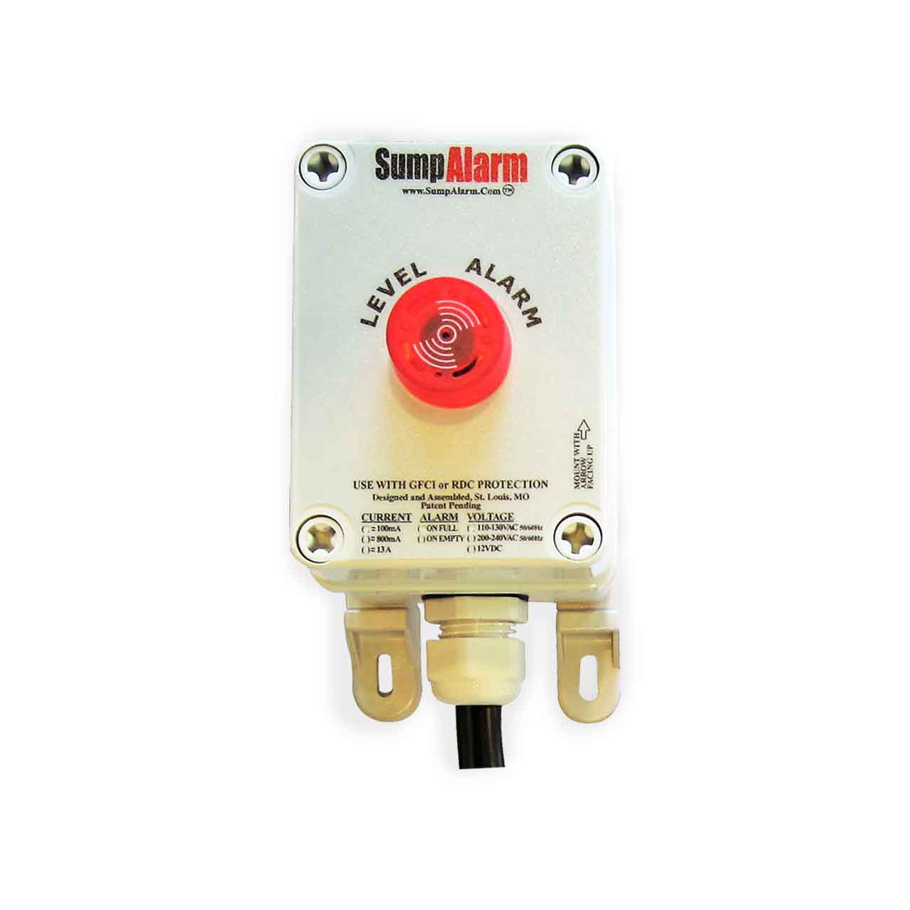 Sump Alarm SA-120V-1L-100SB "Original" High Water Alarm 120V 100ft SludgeBoss Float Switch