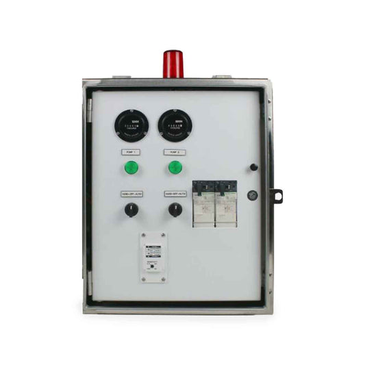 SJE-Rhombus Model 32S 3-Phase Duplex Motor Contactor Control Panel