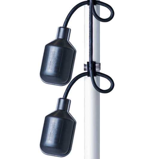 SJE-Rhombus 20DFMMD1WOP Double Float Master Pump Switch 120V Pump Down 20' Cord W/O Plug