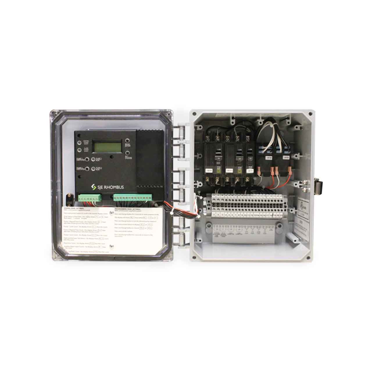 SJE-Rhombus EZS4 Series Duplex Demand Dose Pump Control Panel