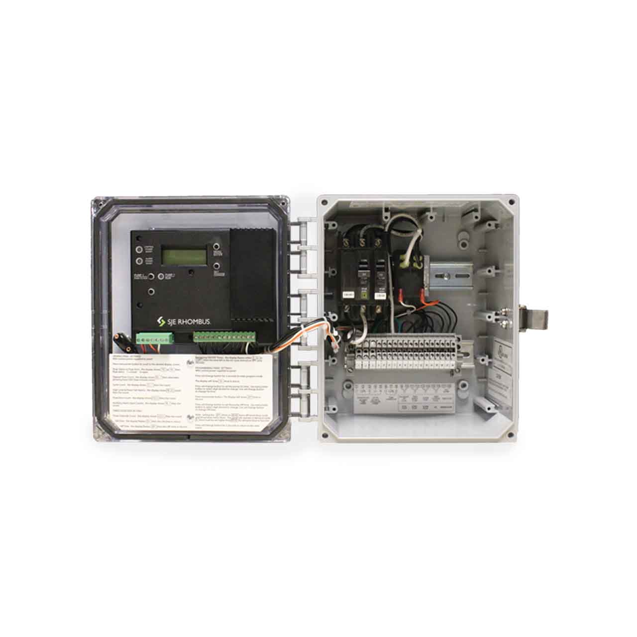 SJE Rhombus - SJE-Rhombus EZ Series Simplex Pump Control Panel Demand ...