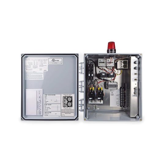 SJE-Rhombus Model PS11/12 Single Phase, Duplex Motor Contactor Control/Programmable Timed Dosing Control Panel