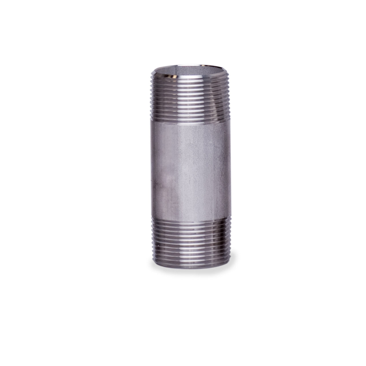304 Stainless Steel Schedule 40 Nipple 1.25" x 4"