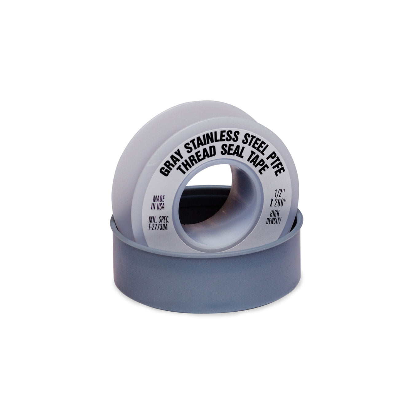 PTFE Gray Stainless Steel Thread Seal Tape 1/2"X260"