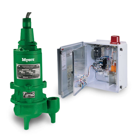 Myers SX50H-23PS Simplex Explosion-Proof Pump/Control Package 0.5 HP 3 PH 230V