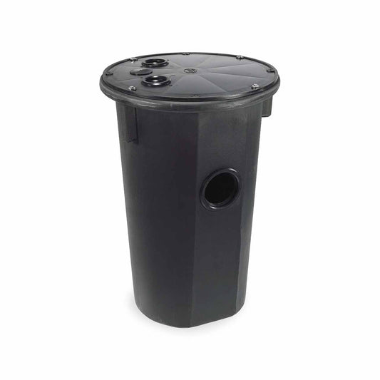 Topp B2400RT 18" x 30" Rolled Top Poly Basin (Undrilled, No Grommet) (Basin Only)